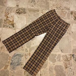 Mens vintage 70s plaid pants